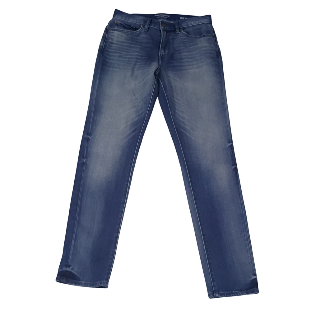 Banana Republic Travel Jean‎ Mens 30x32 Slim Fit Medium Wash Blue Stretch Denim